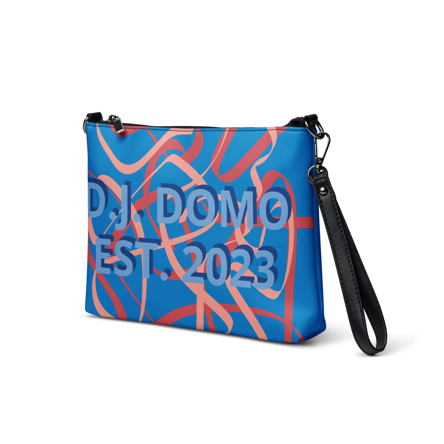 D.J. Domo Crossbody Bag Blue/Peach