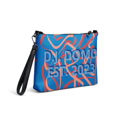 D.J. Domo Crossbody Bag Blue/Peach