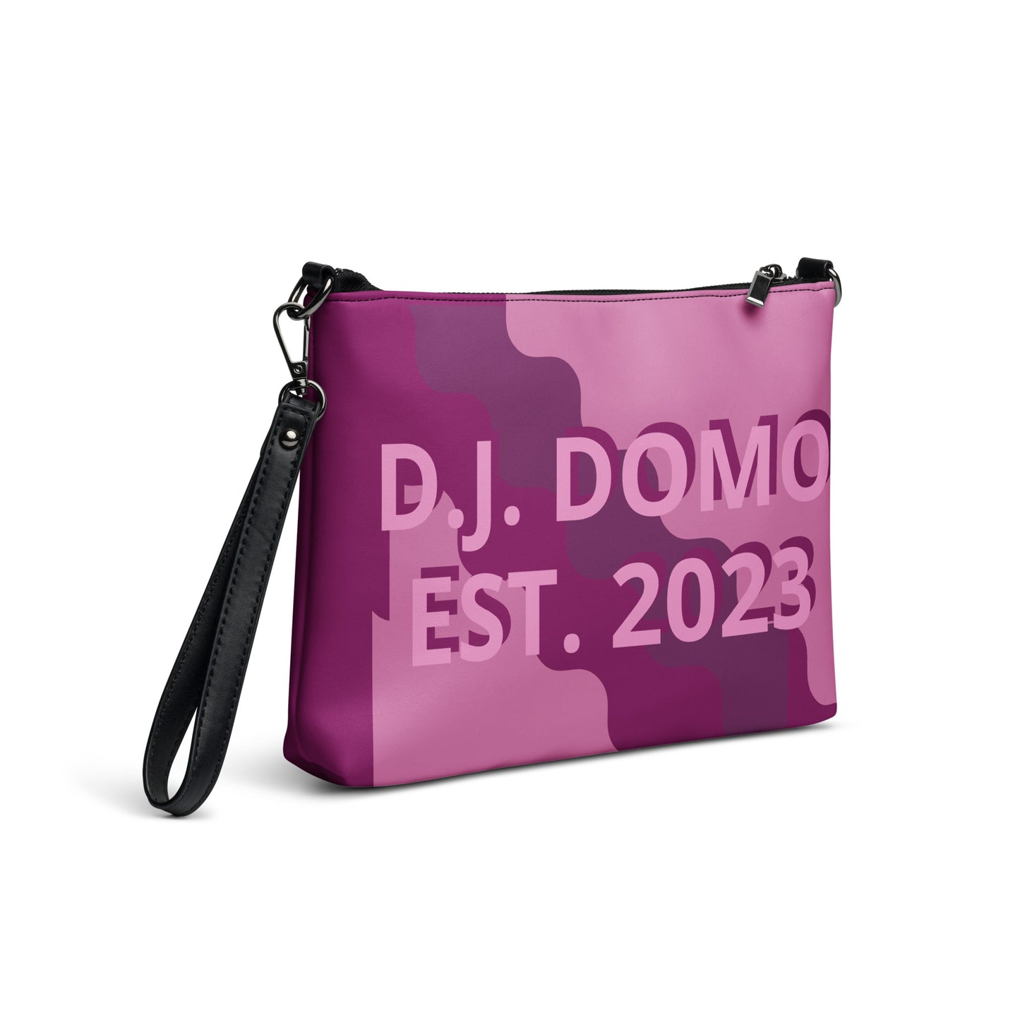 D.J. Domo "Fatigue Purple" Crossbody Bag Pink/Purple