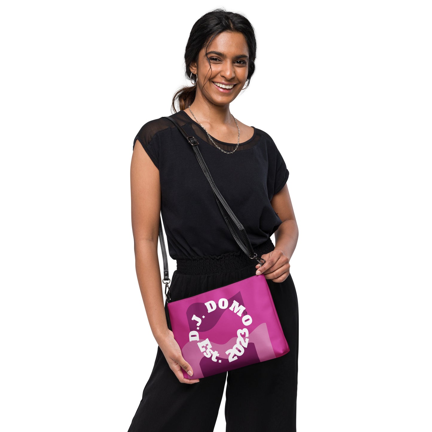 D.J. Domo "Ring Est" Crossbody Bag Purple/Pink