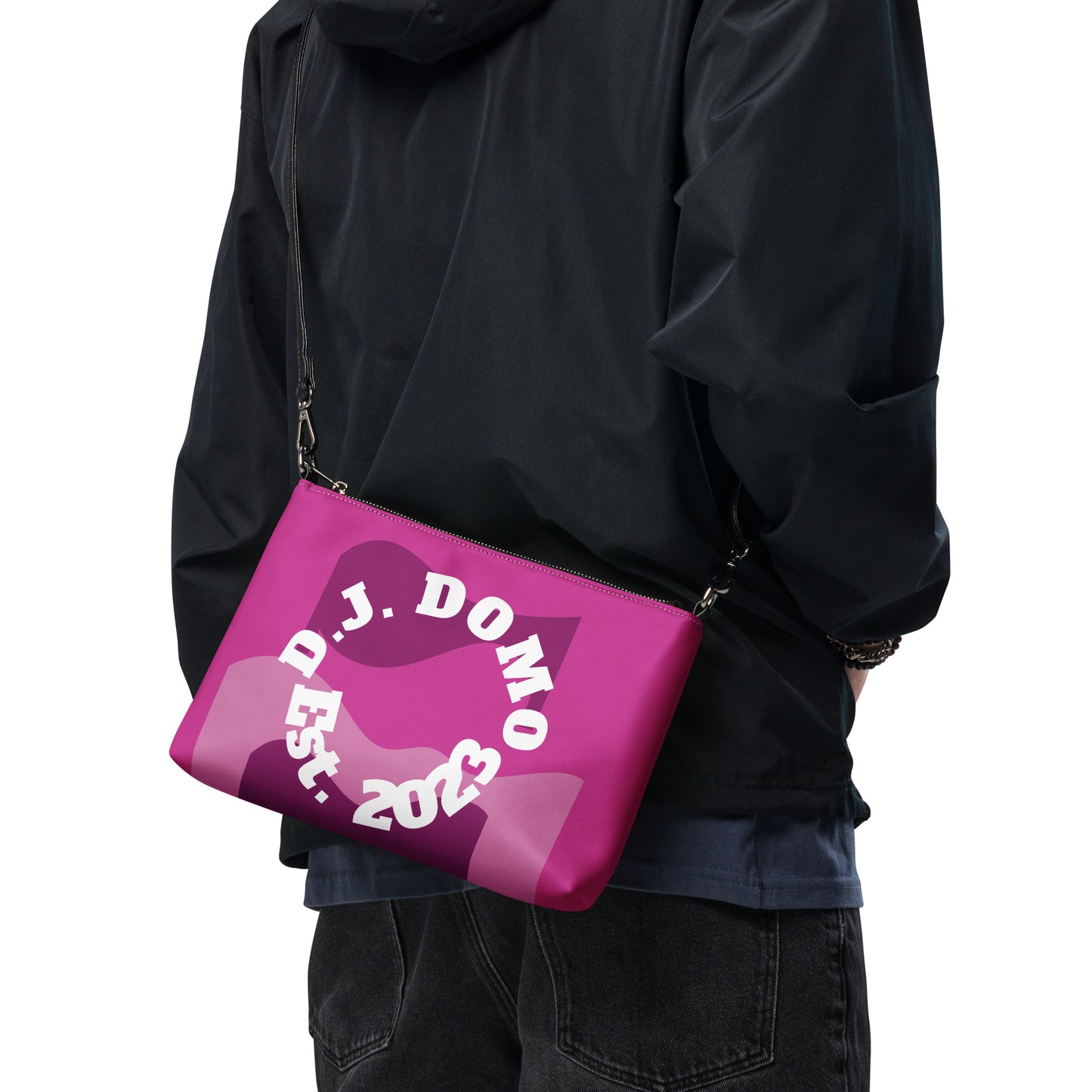 D.J. Domo "Ring Est" Crossbody Bag Purple/Pink