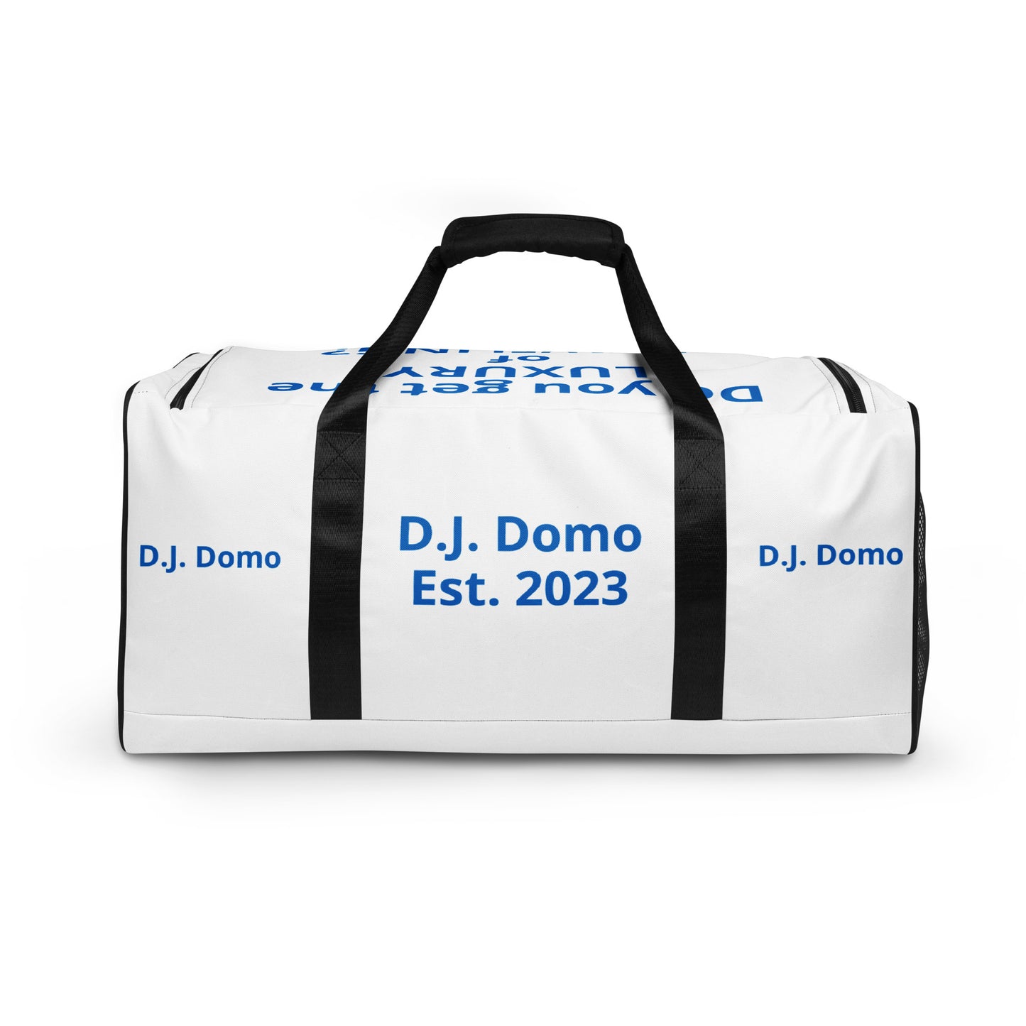 D.J. Domo DQOI Pt 1 "Travel" Duffle Bag White/Blue