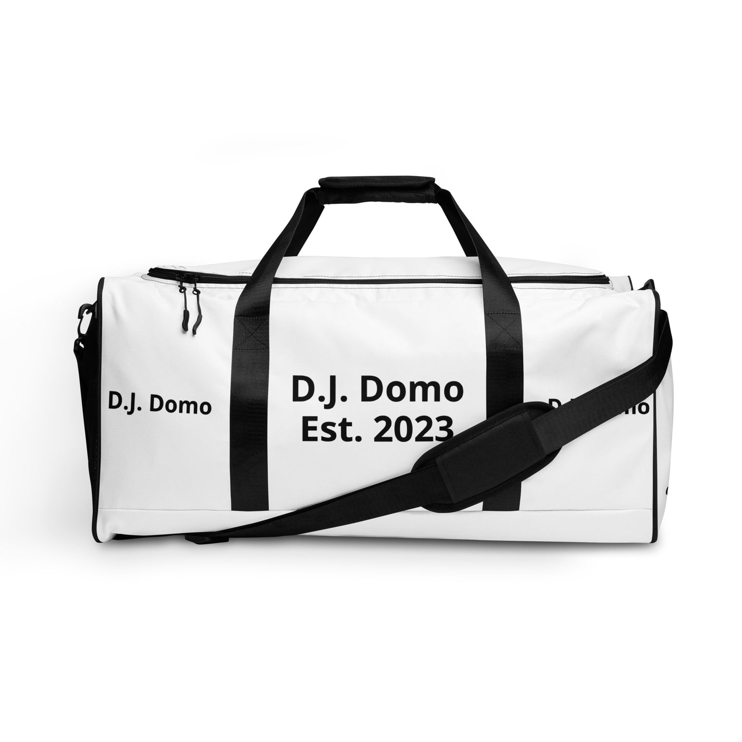 D.J. Domo Duffle Bag White/Black