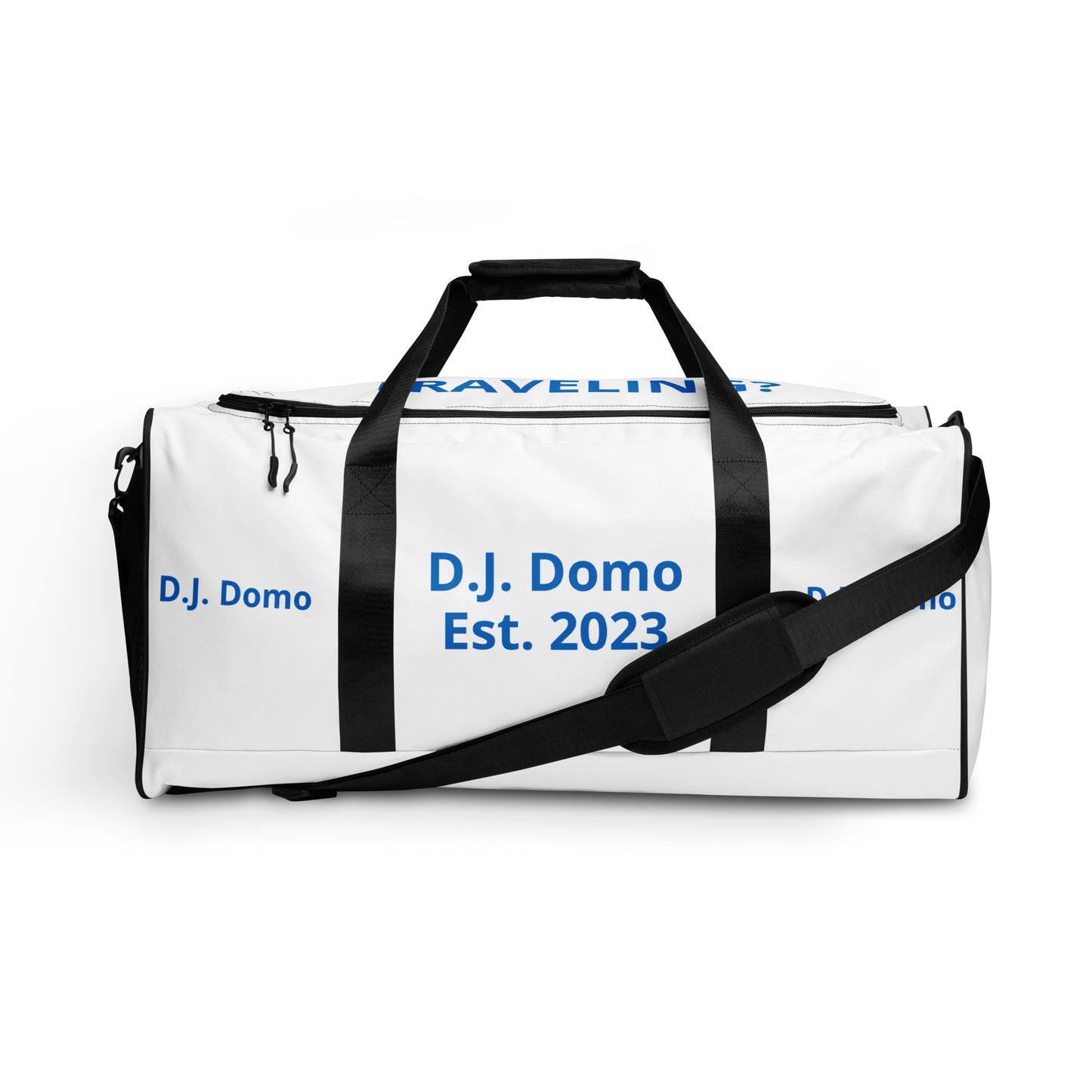 D.J. Domo DQOI Pt 1 "Travel" Duffle Bag White/Blue