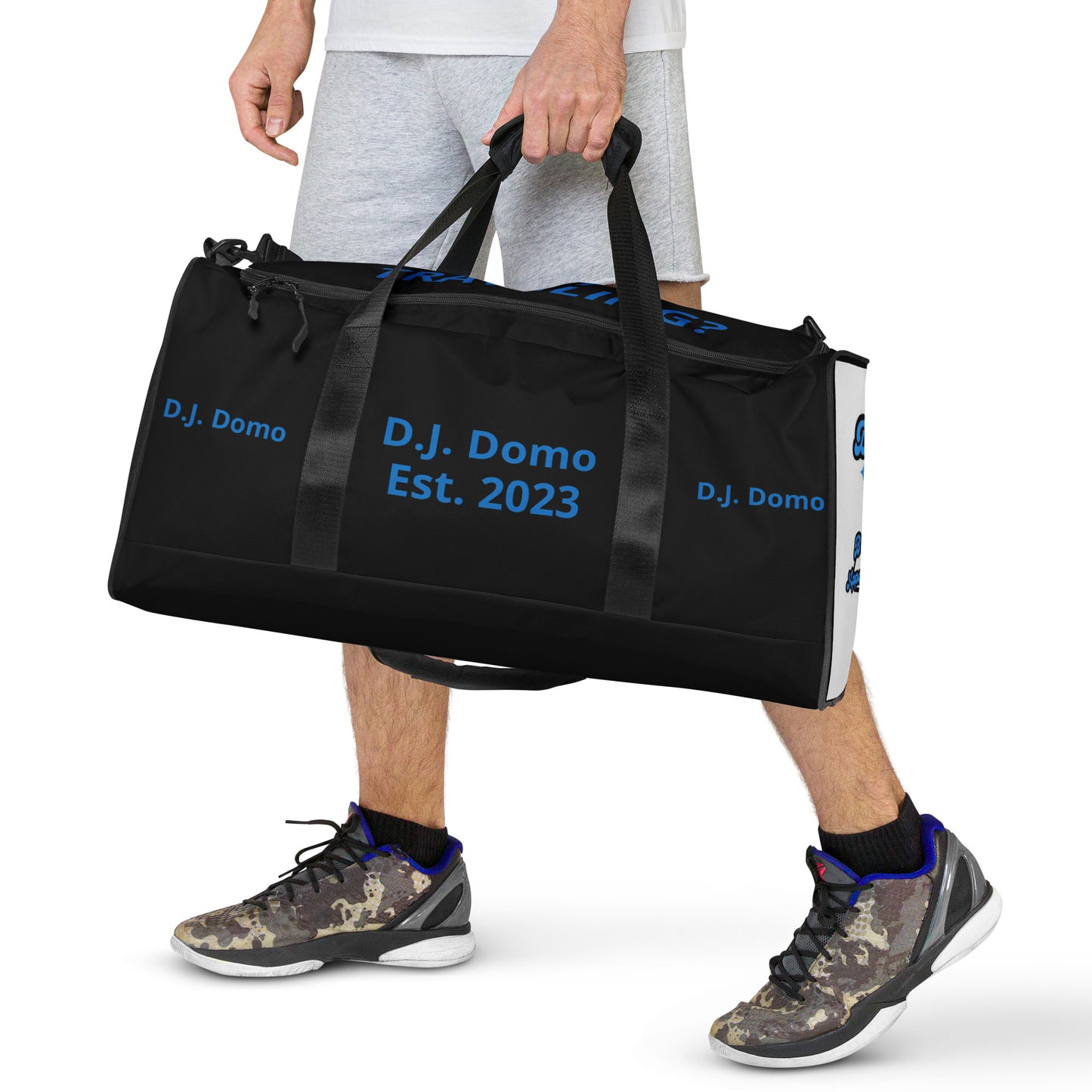 D.J. Domo DQOI Pt 1 "Travel" Duffle Bag Black/Blue