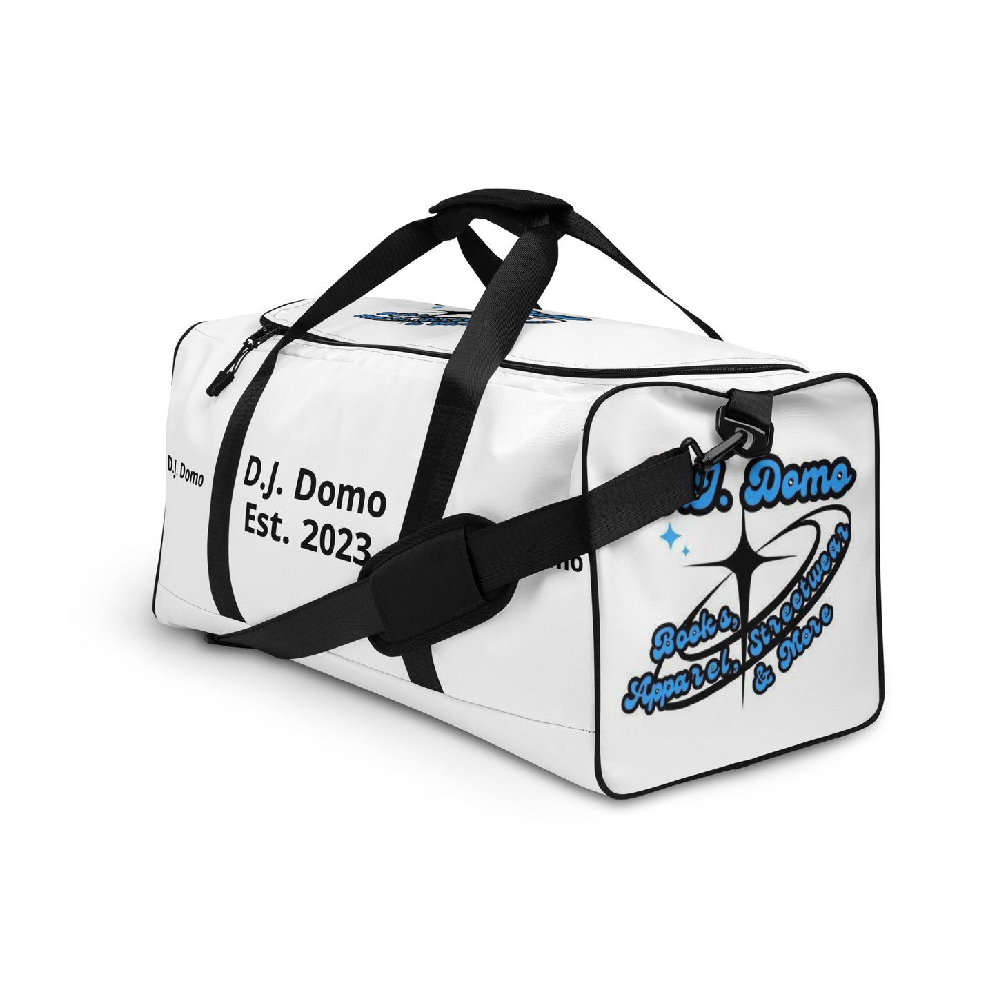 D.J. Domo Duffle Bag White/Black