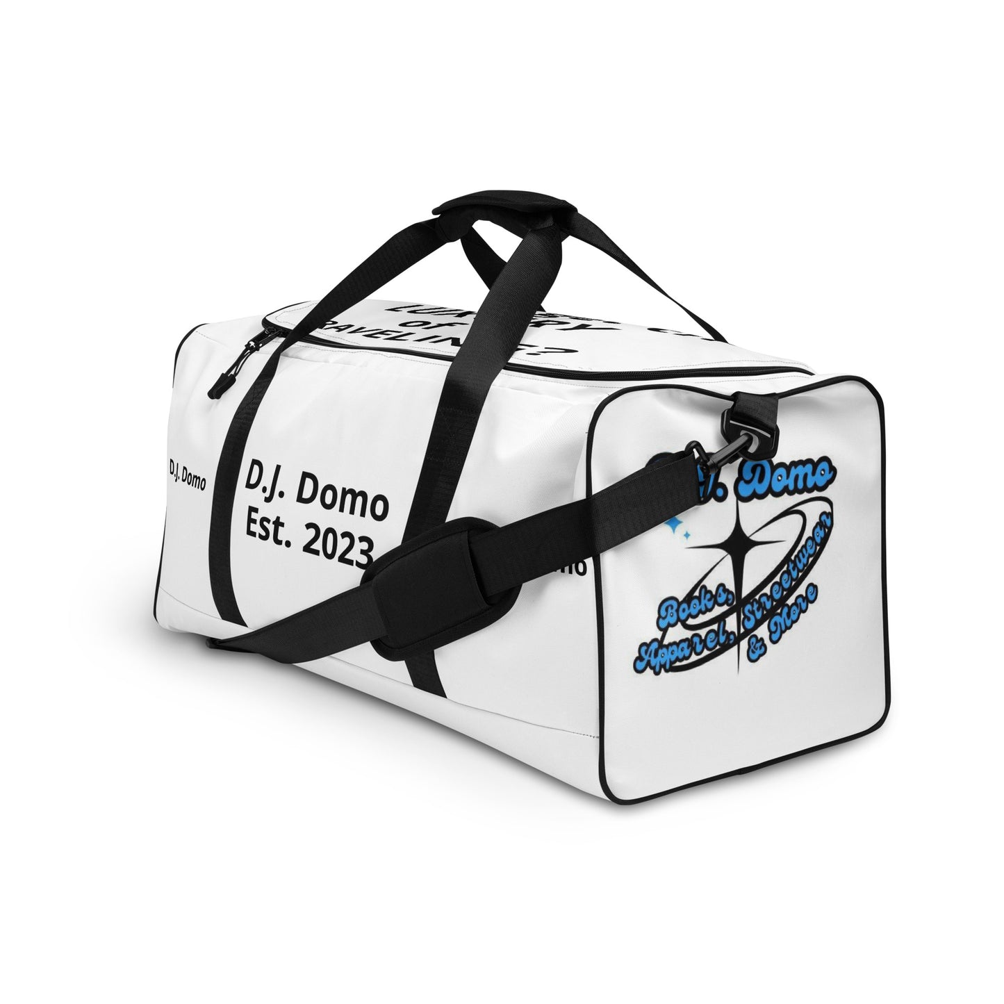 D.J. Domo DQOI Pt 1 "Travel" Duffle Bag White/Black