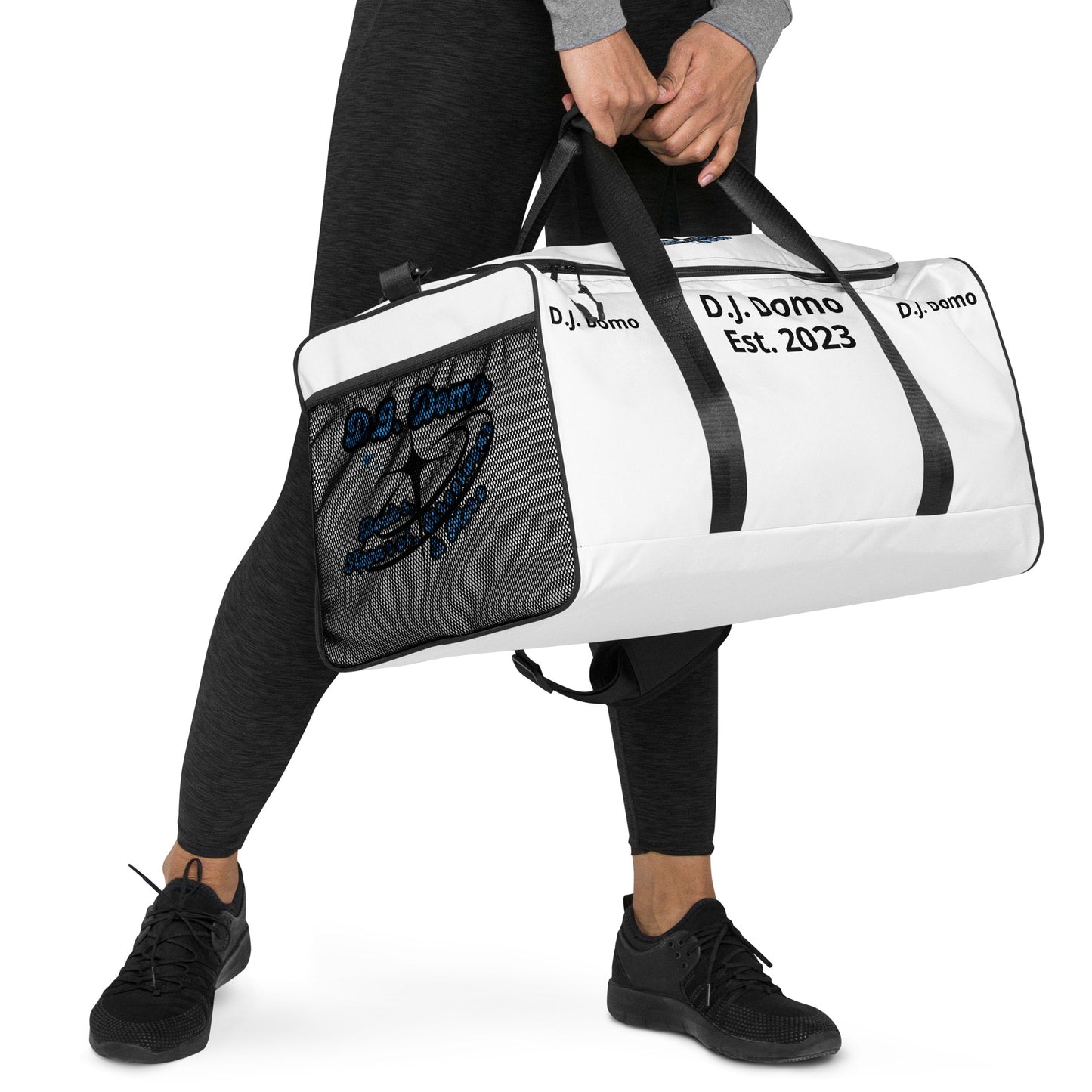 D.J. Domo Duffle Bag White/Black