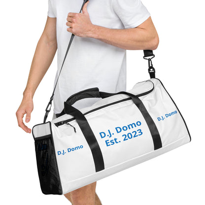 D.J. Domo Duffle Bag White/Blue