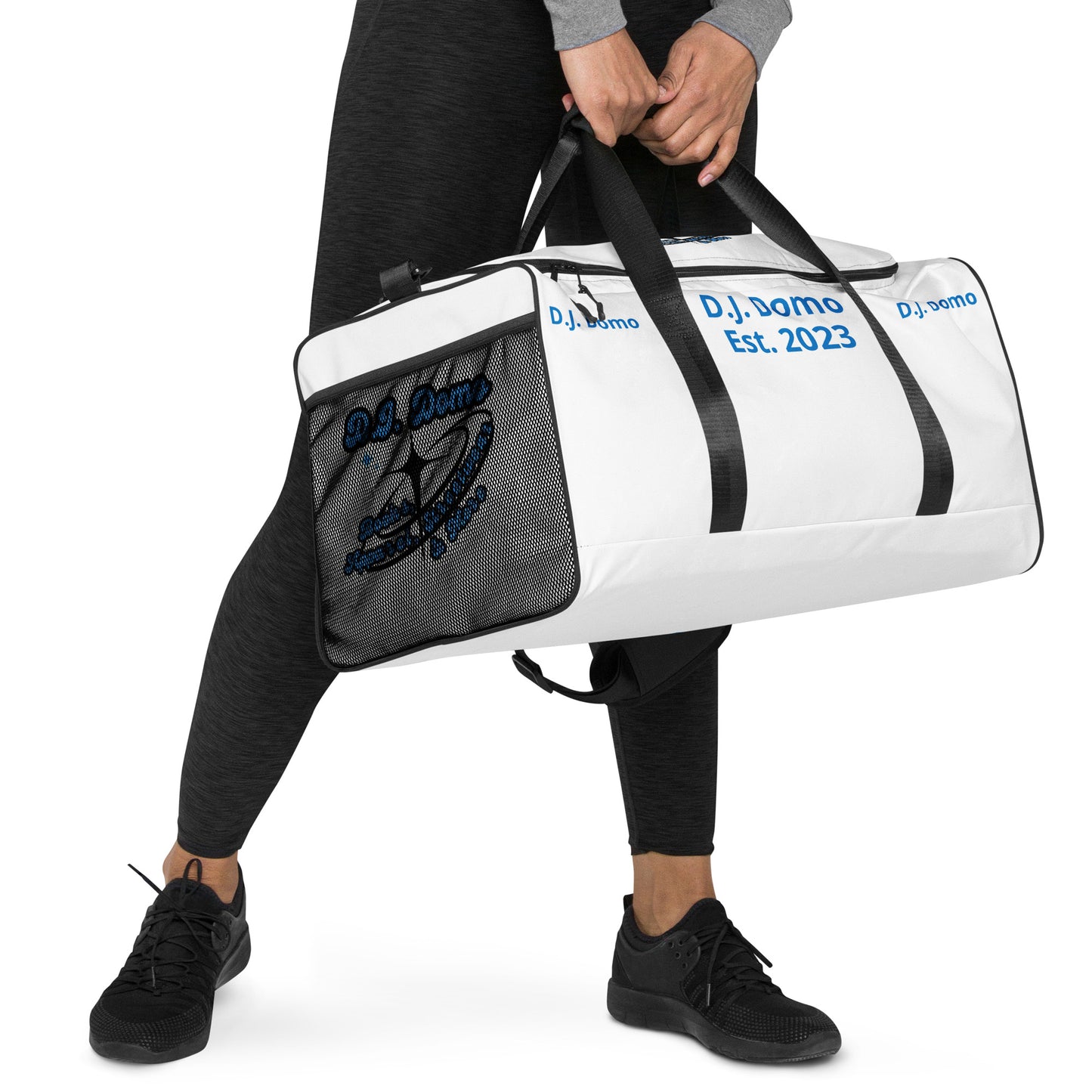 D.J. Domo Duffle Bag White/Blue