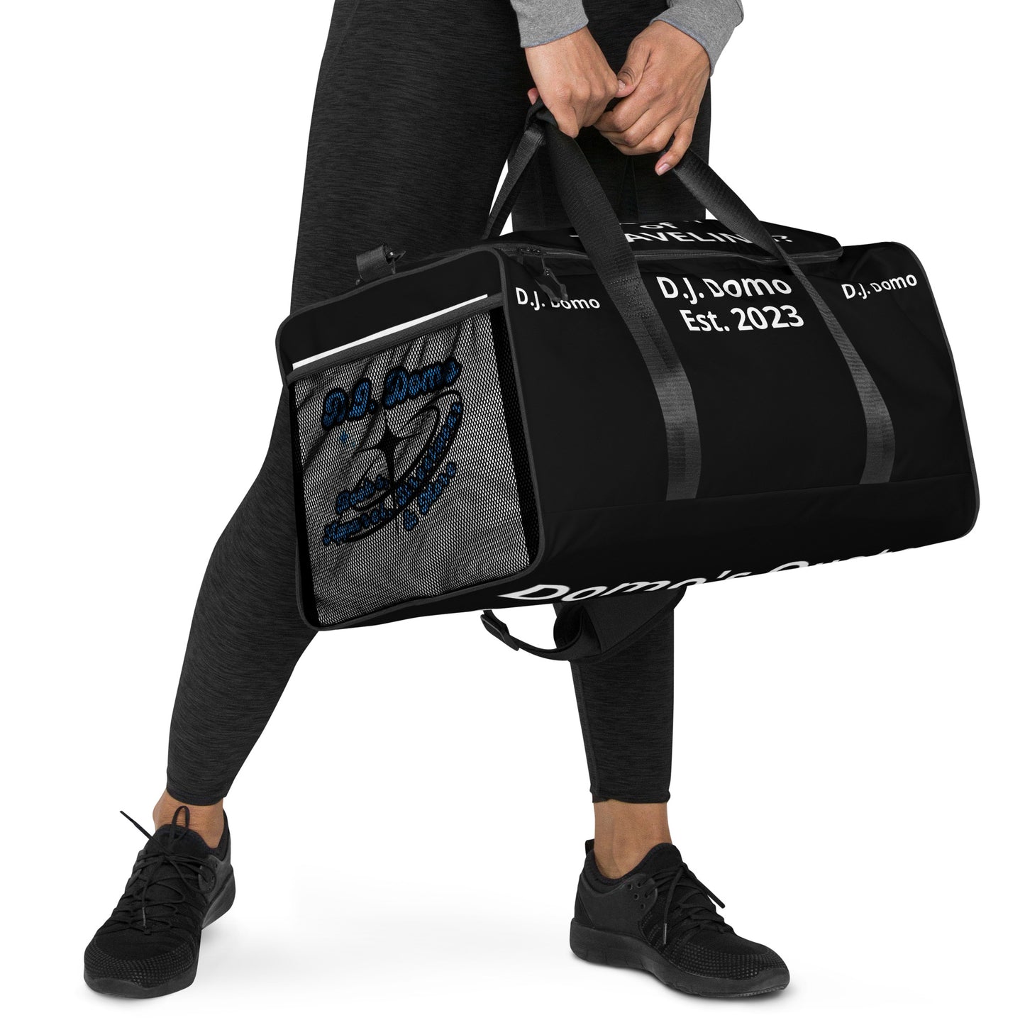 D.J. Domo DQOI Pt 1 "Travel" Duffle Bag Black/White