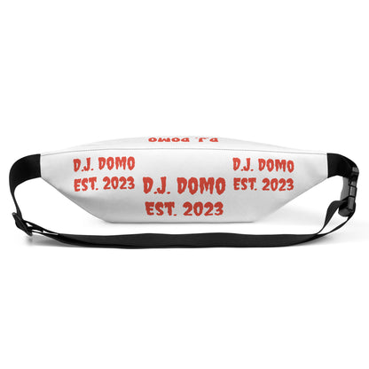 D.J. Domo "Est" Fanny Pack White/Red