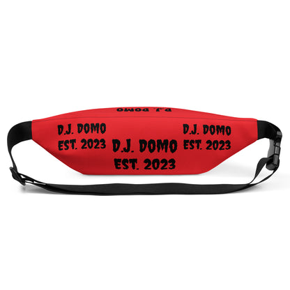 D.J. Domo "Est" Fanny Pack Red/Black