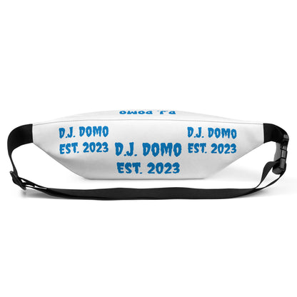 D.J. Domo "Est" Fanny Pack White/Light Blue