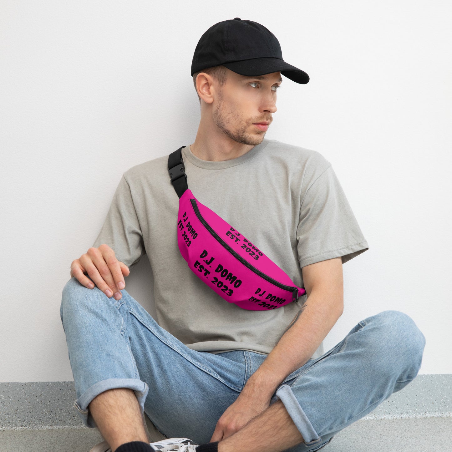 D.J. Domo "Est" Fanny Pack Pink/Black