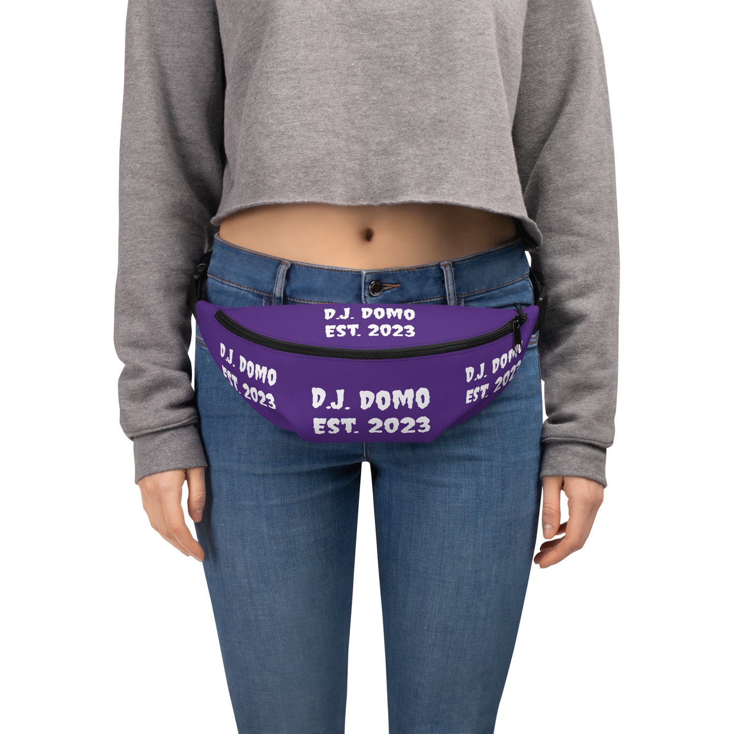 D.J. Domo "Est" Fanny Pack Purple/White