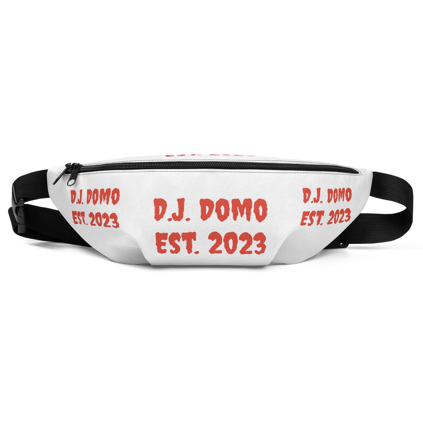 D.J. Domo "Est" Fanny Pack White/Red