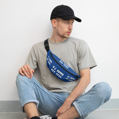 D.J. Domo "Est" Fanny Pack Dark Blue/White