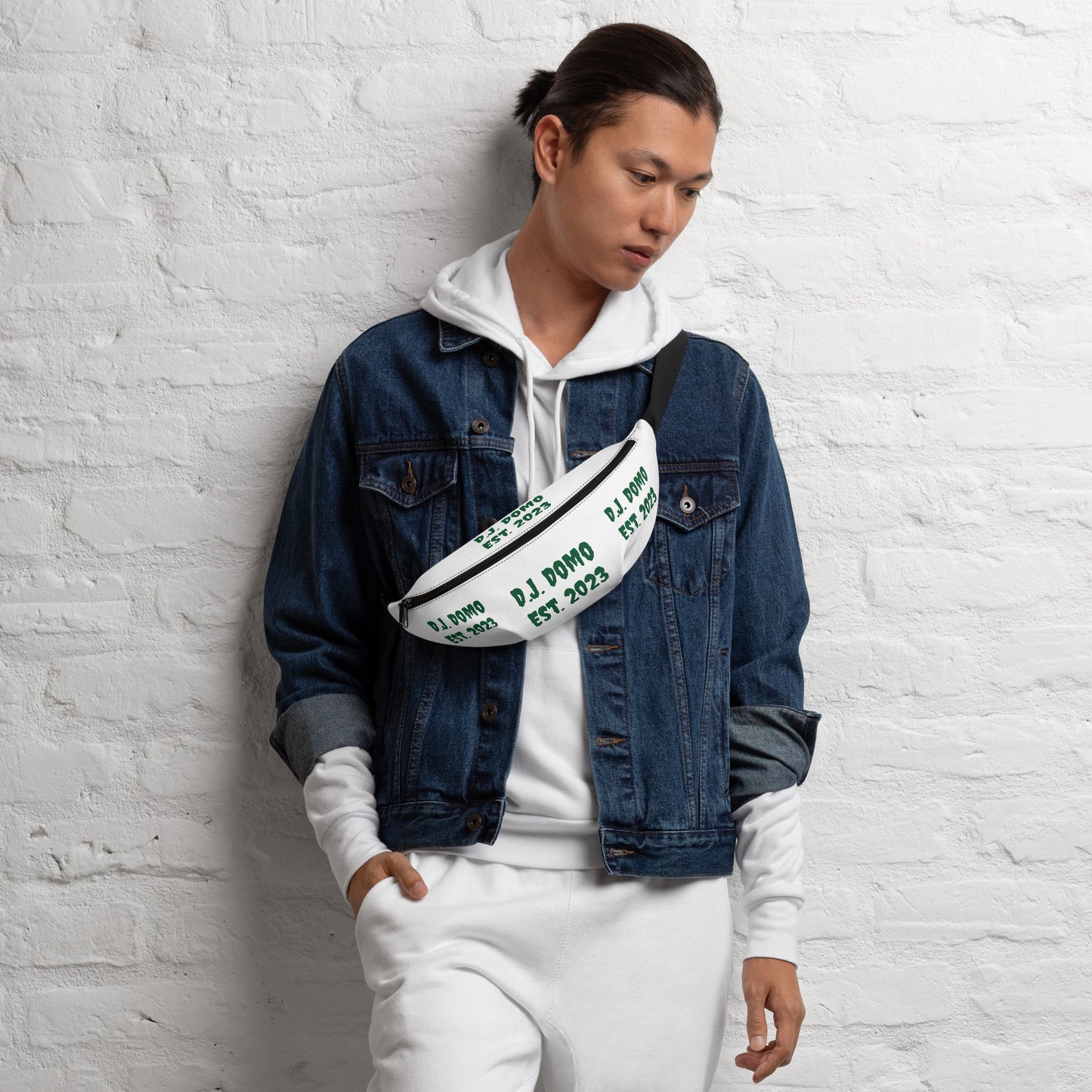 D.J. Domo "Est" Fanny Pack White/Green