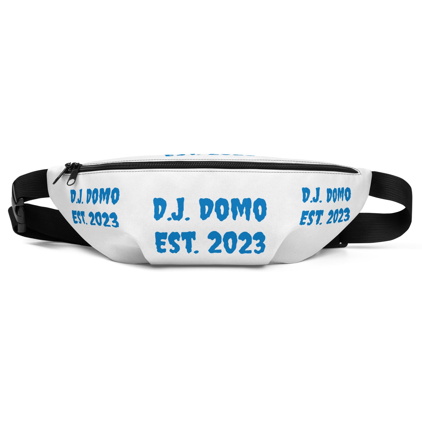 D.J. Domo "Est" Fanny Pack White/Light Blue