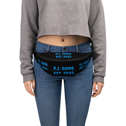 D.J. Domo "Est" Fanny Pack Black/Light Blue