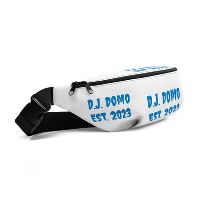 D.J. Domo "Est" Fanny Pack White/Light Blue