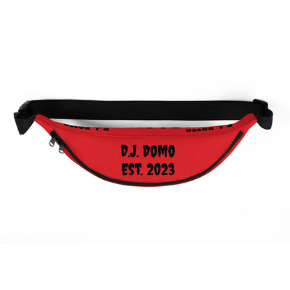 D.J. Domo "Est" Fanny Pack Red/Black