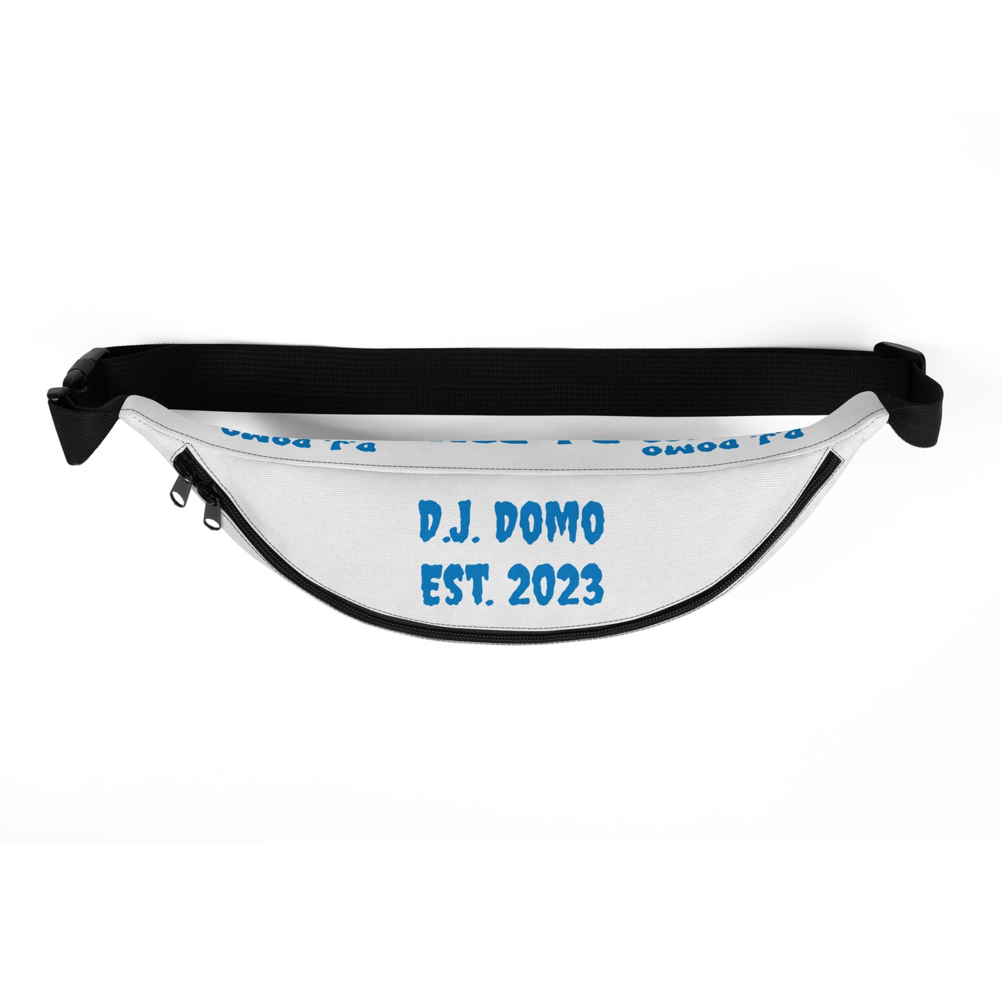 D.J. Domo "Est" Fanny Pack White/Light Blue