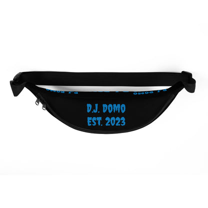 D.J. Domo "Est" Fanny Pack Black/Light Blue