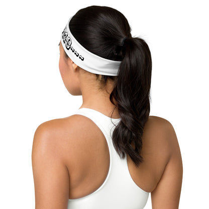 D.J. Domo Headband White/Black