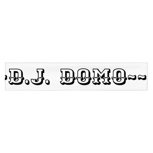 D.J. Domo Headband White/Black