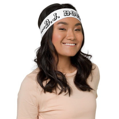 D.J. Domo Headband White/Black