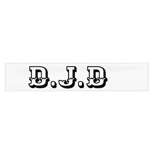 D.J.D Headband White/Black