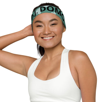 D.J. Domo "Green Shapes" Headband Black