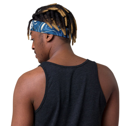 D.J.D. "Blue Swirlz" Headband