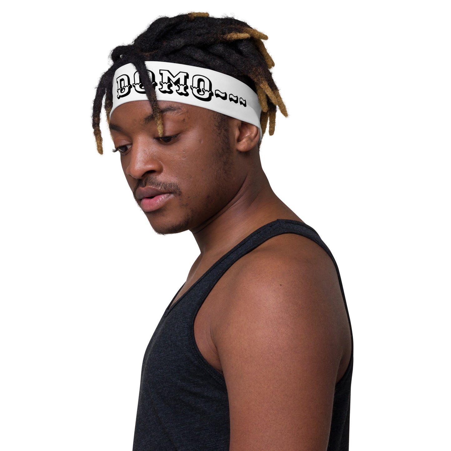 D.J. Domo Headband White/Black