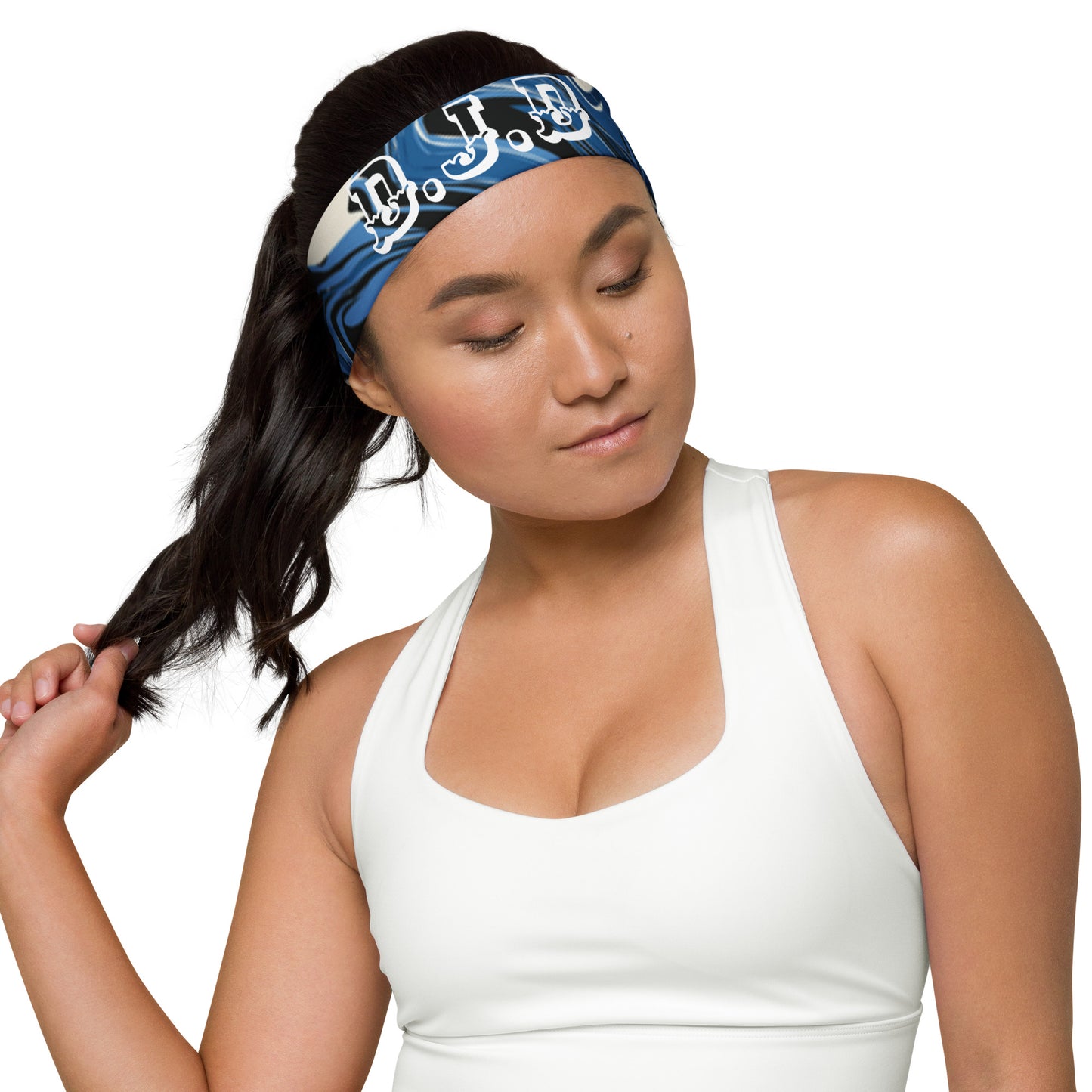 D.J.D. "Blue Swirlz" Headband