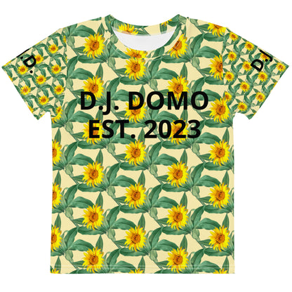 D.J. Domo "Sunflower" Kids Crew Neck T-shirts