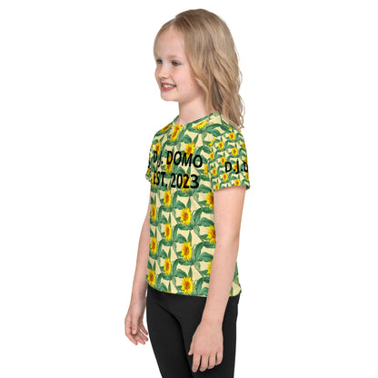 D.J. Domo "Sunflower" Kids Crew Neck T-shirts