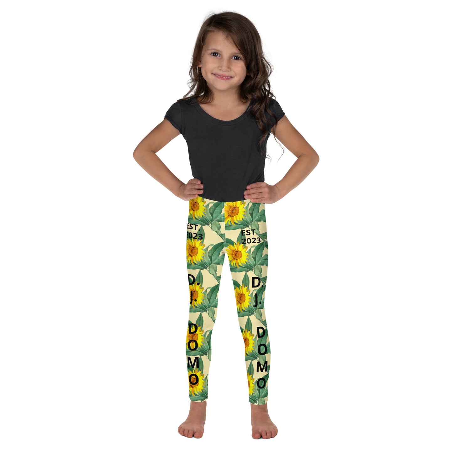 D.J. Domo "Sunflower" Kid's Leggings