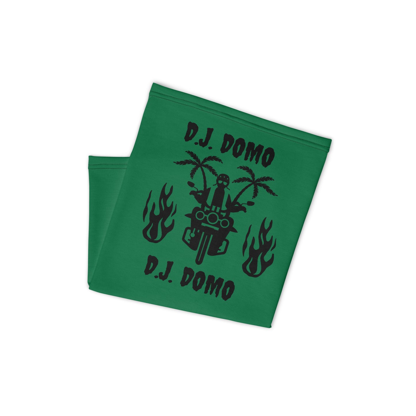 D.J. Domo "Biker 1" Unisex All Purpose Gaiter Green/Black