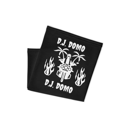 D.J. Domo "Biker 1" Unisex All Purpose Gaiter Black/White