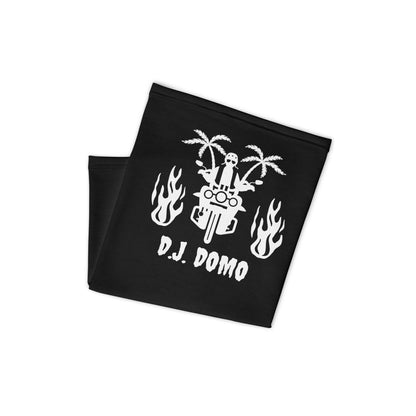 D.J. Domo "Biker 2" Unisex All Purpose Gaiter Black/White