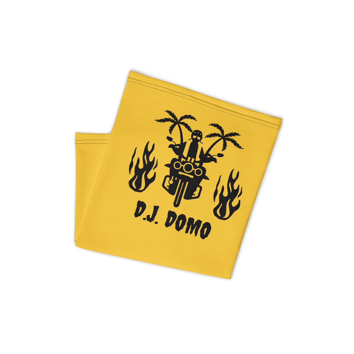 D.J. Domo "Biker 2" Unisex All Purpose Gaiter Gold/Black