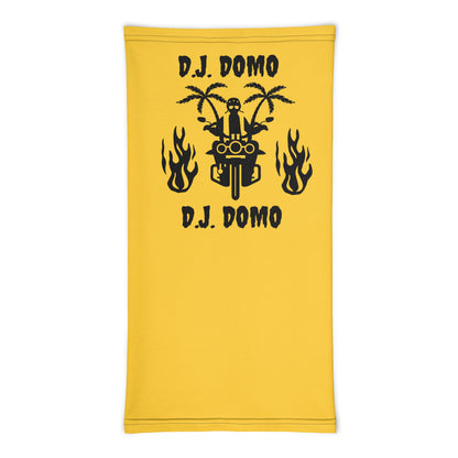 D.J. Domo "Biker 1" Unisex All Purpose Gaiter Gold/Black