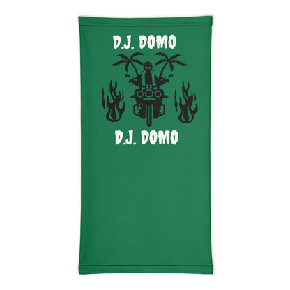 D.J. Domo "Biker 1" Unisex All Purpose Gaiter Green/Black/White