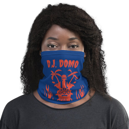 D.J. Domo "Biker 1" Unisex All Purpose Gaiter Blue/Red