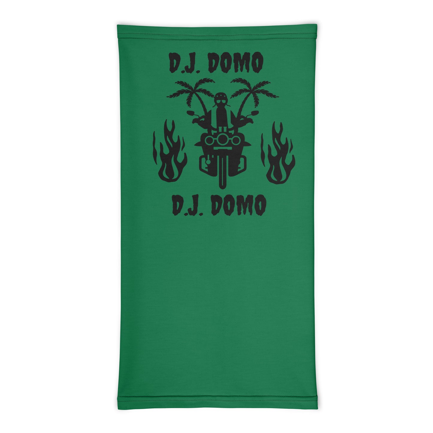 D.J. Domo "Biker 1" Unisex All Purpose Gaiter Green/Black