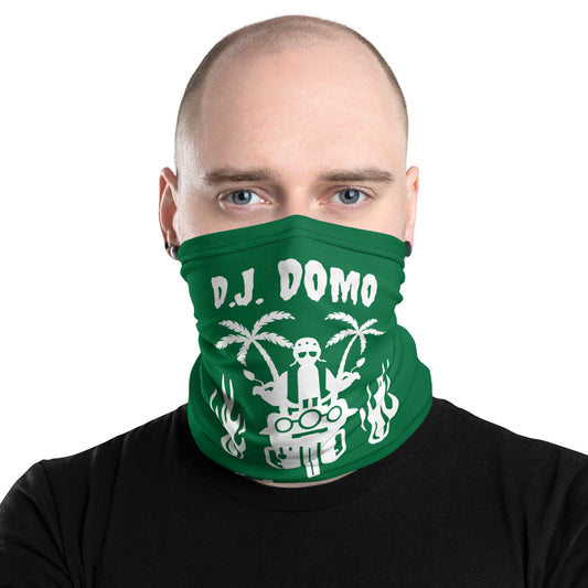 D.J. Domo "Biker 1" Unisex All Purpose Gaiter Green/White