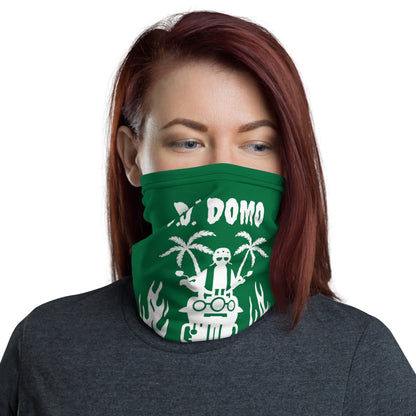 D.J. Domo "Biker 1" Unisex All Purpose Gaiter Green/White